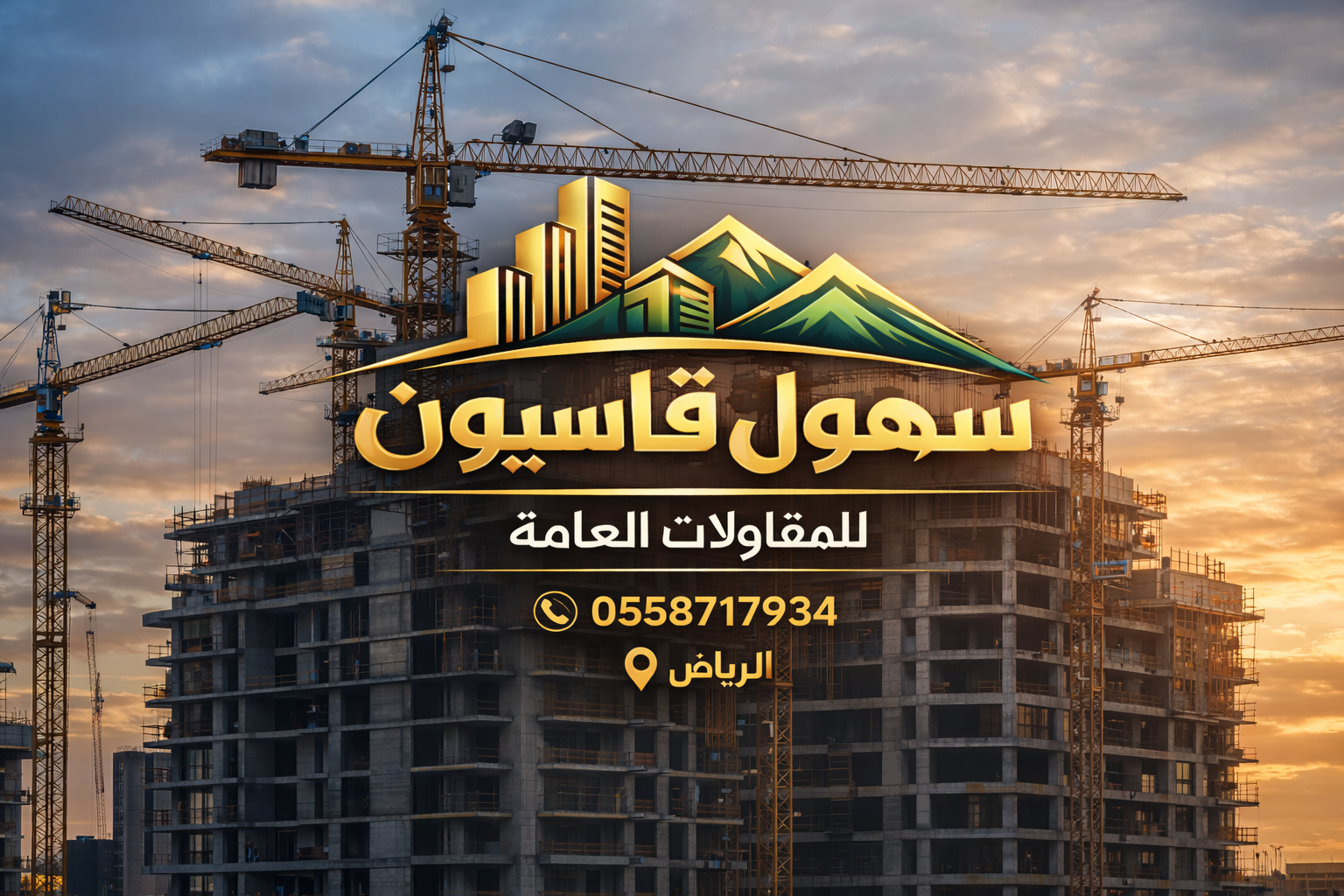 سهول قاسيون للمقاولات العامة - مقاول بناء في الرياض